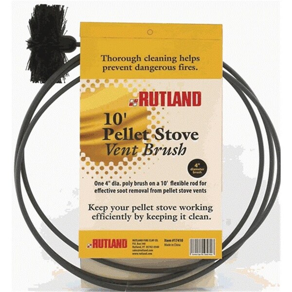 Rutland Chimney Sweep 3 inch Pellet Stove/Dryer Vent Brush with 10 ft